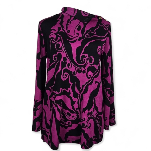 Chicos‎ Travelers Mock Neck Tunic Size Small - Picture 4 of 12